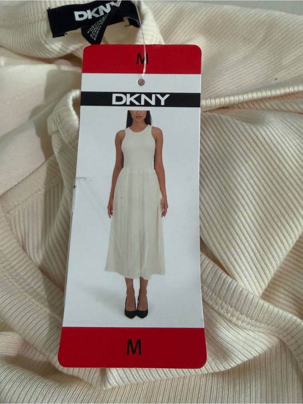 DKNY Ivory Maxi Dress, Women’s Size Medium